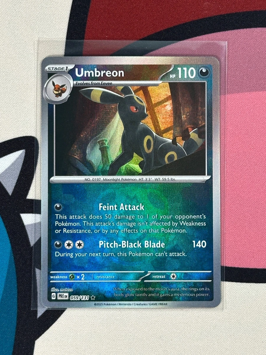 Umbreon Holo Pokémon TCG Individual Collectible Card Game Cards