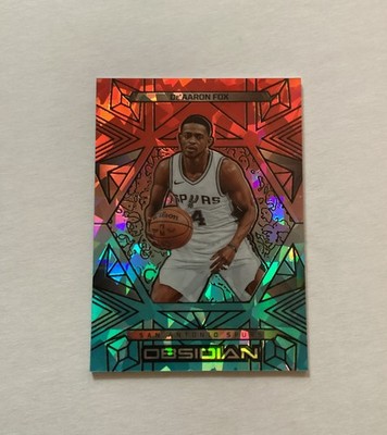 2024-25 Panini Obsidian - De'Aaron Fox, De'Aaron Fox #135 Electric Etch Fire...