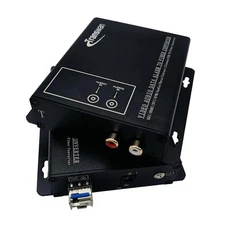 Transwan 2 Ch RCA Audio Over Optic Fiber Extender 1 x LC SFP Module 20 Km