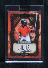 2023 Card Draw Holographic Rainbow Foil Orange 5/5 Aeverson Arteaga Auto 0it8