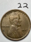 1927 (P) LINCOLN WHEAT CENT, AU (ALMOST UNCIRCULATED) CONDITION, #22