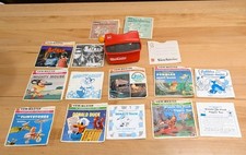Vintage 3D GAF View-Master Red Storage Case with Viewer  Reels Flintstones Pooh