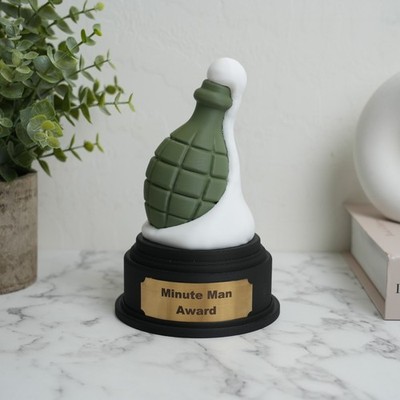 Premature Explosion Minute Man Award Trophy