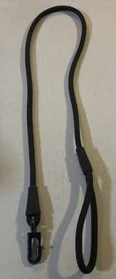 #ad Zee Dog Black Strong Rope Leash Lightweight Pressure Hook One Size $10.00