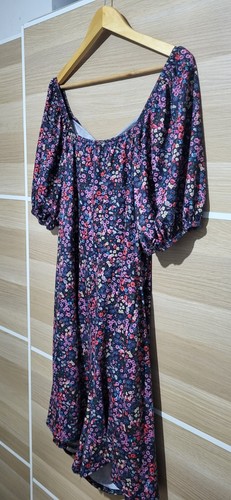 Yours Multicoloured Floral Playsuit Size 26-28 - Picture 4 of 8