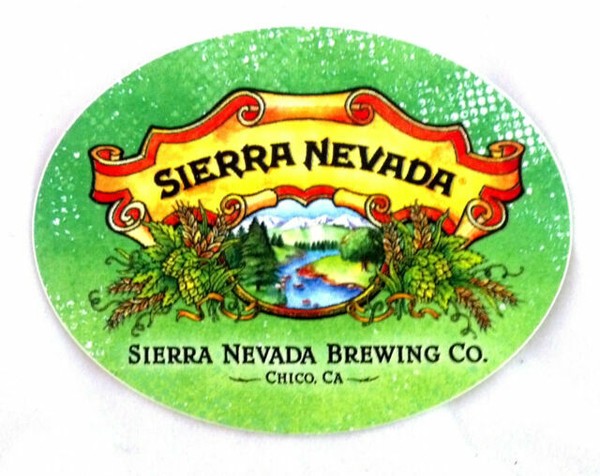 Sierra Nevada Brewery Califorina - 3x3.75 Logo Beer Sticker Decal for ...