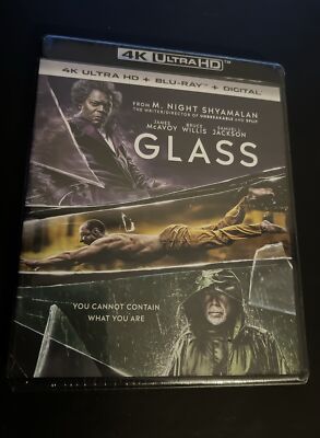 Brand New! Glass (Ultra HD, 4K 2019) + Bluray + Digital