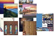 Tennessee 12X12 Travel Scrapbook Papers and Sticers Set