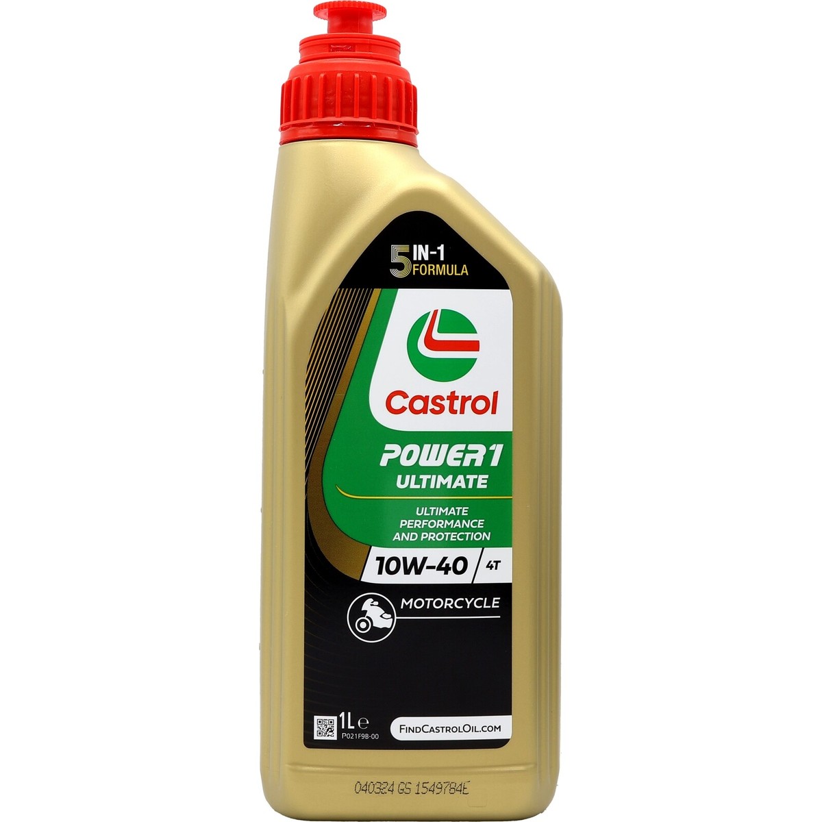 Castrol POWER1 4T 10W-40 オイル 4L×2本 送料無料 Castrol カストロール パワー1 4T 4サイクル 10W-40 1L×1缶