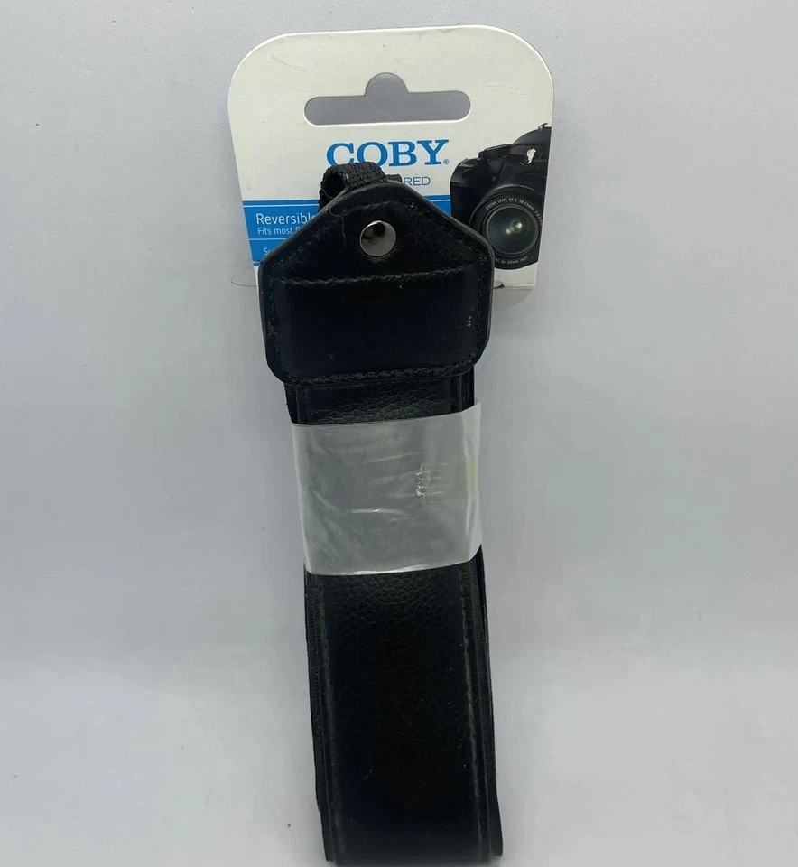Correa de cámara Coby Be Inspired correa reversible se adapta a la mayoría de las cámaras DSLR negra Foto 4 de 4