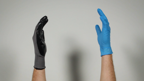 Large 3 Mil Textured Blue Nitrile Powder Free Gloves 48000 Pieces - Video 1 of 1