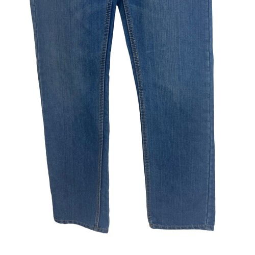 Levis 505 Jeans Big Boys Size 14 Slim Red Tag Medium Wash Straight Leg - Picture 4 of 11