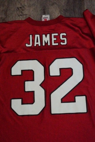 NFL Apparel Arizona Cardinals #32 Edgerrin James Football Jersey Mens Medium Red - Picture 4 of 6