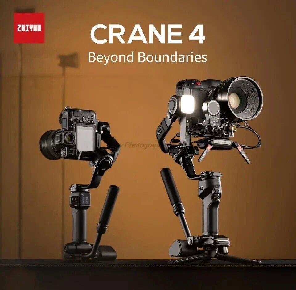 Zhiyun Crane 4 Gimbal Stabilizers for DSLR Camera R Cinema Cameras Camcorder - Image 2 of 4