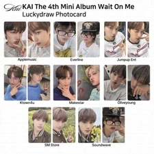 Kai The 4th Mini Album Wait On Me Luckydraw Photocard Applemusic Everline EXO