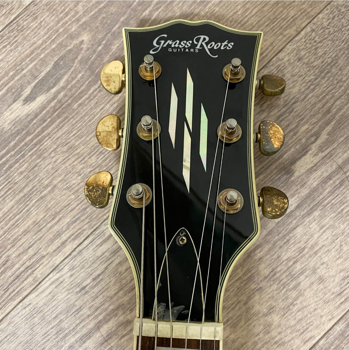 Grass Roots By ESP Electric Guitar Les Paul Custom White Type From Jp