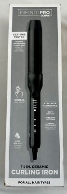 *NEW* Infiniti Pro Conair 1 12  Ceramic Curling Iron 410F Digital Smart Screen
