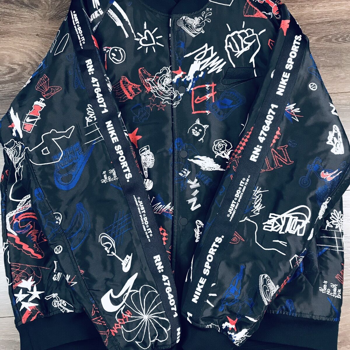 Nike Sportswear All Over Graffiti Print Logo Hypebeast Nike Sportswear All Over Graffiti Print Logo Hypebeast