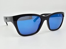 Spy Optic Baxter Gloss Black Frame Blue Mirror Lens Sunglasses Italy 54-20-132