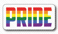 PRIDE Gay LGBTQ Trans Hard Hat Toolbox JDM Novelty Phone Laptop Bottle Sticker