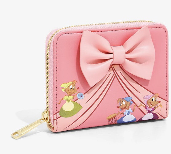 Loungefly DISNEY Cinderella 70th Anniversary Bow Zip Around