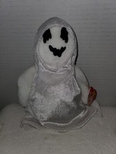 Vtg. TY Beanie Baby SHEETS the Ghost with tags Oct. 31, 1999 PE Pellets
