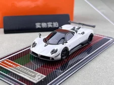 U2 1:64 White Zonda Tricolore Racing Sports Model Diecast Resin Car