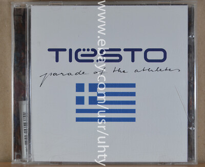 TIESTO PARADE OF THE ATHLETES RARE UKR ORIGINAL CD PROGRESSIVE TRANCE ELECTRONIC