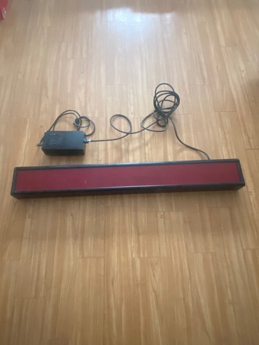 Vintage Underwriters Laboratories Electric Sign  VP6, 52x4x7+ VP600 Power Supply