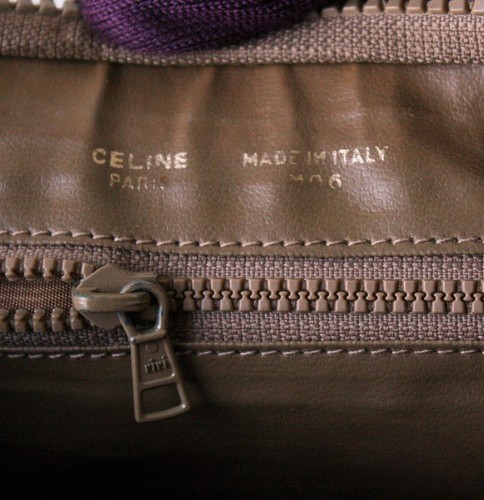 CELINE Macadam beige braun kleine Clutch Kosmetiktasche Handtasche - Bild 11 von 11