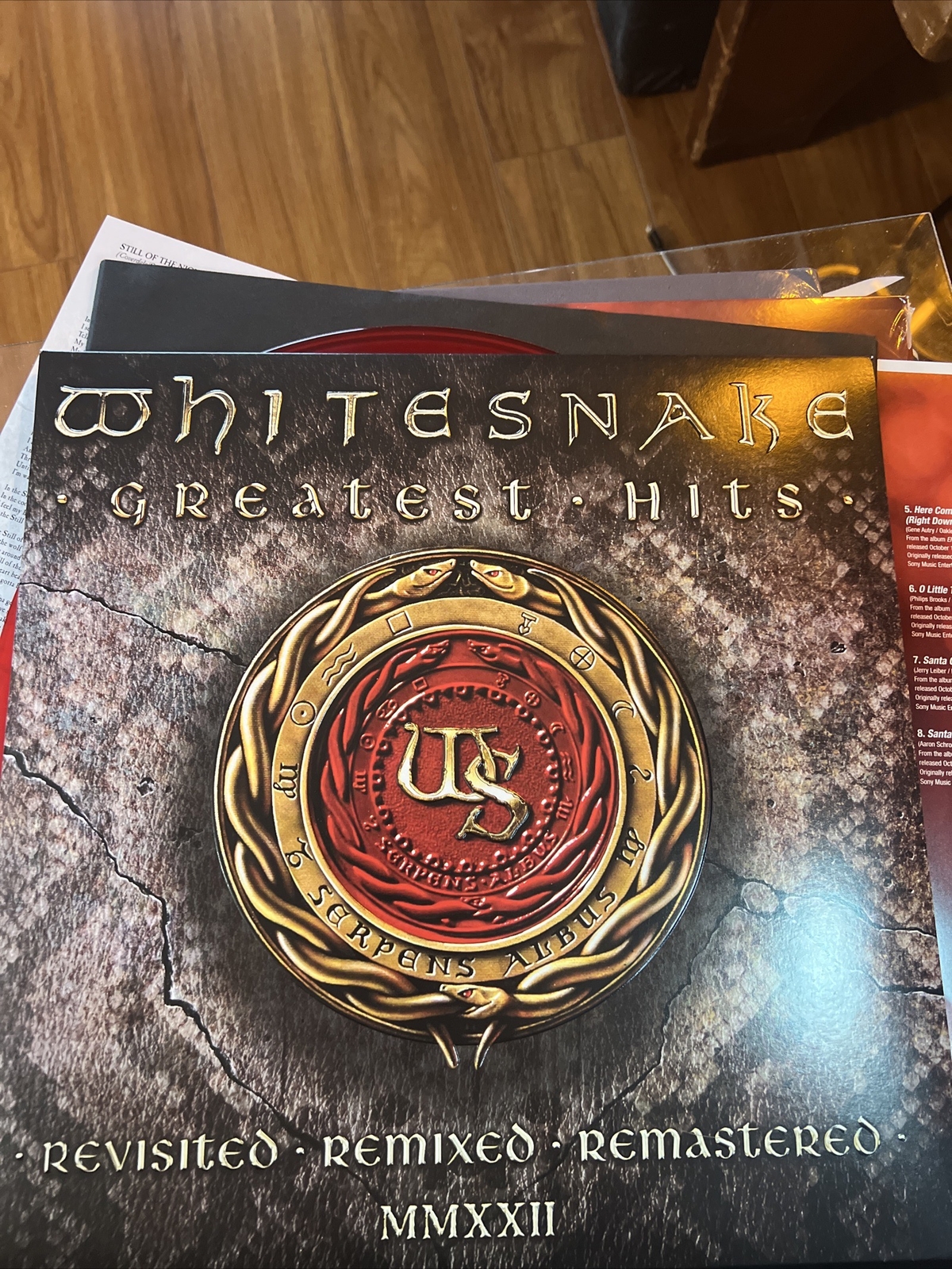 WHITESNAKE / GREATEST HITS RED COLOR VINYL 2 LP SET RECORD SET ALBUMS