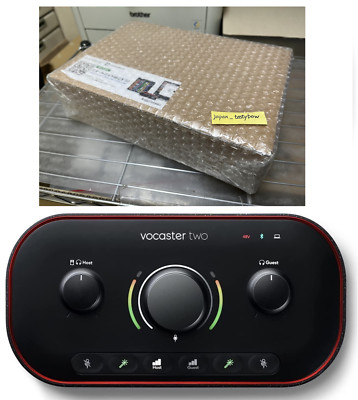 Focusrite Vocaster Two Podcast Audio Interface für Content Creator NEU mit BOX