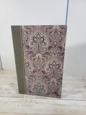 Photo Album Holds 112 4x6 Pictures 3 Per Pages Paisley Gray 13x9" Memories