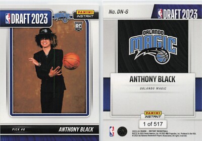 23/24 2023 Panini Instant NBA Draft Night #6 Anthony Black - Orlando Magic /517