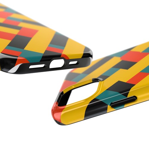 Geometric Tough Phone Case - Stylish Protection for iPhone/Samsung - Picture 24 of 44