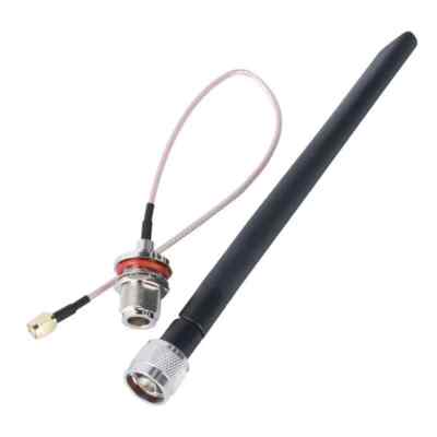868MHz 915MHz LoRa External Rubber Antenna N Male High Gain 5dBi with 25cm Cable