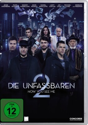 DIE UNFASSBAREN 2-NOW YOU SEE ME DVD- DANIEL RADCLIFFE/JESSE EISENBERG NEU