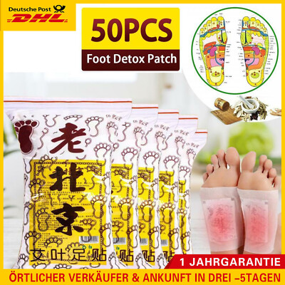 50x foot patch detox bamboo foot pads vital patch detoxification detox