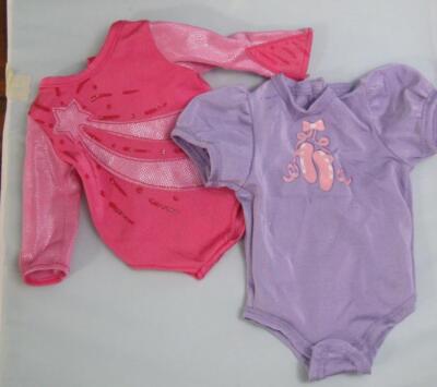 American Girl 18'' Doll Pink & Purple LEOTARDS GYMNASTICS BALLET clothes LIKE YOU
