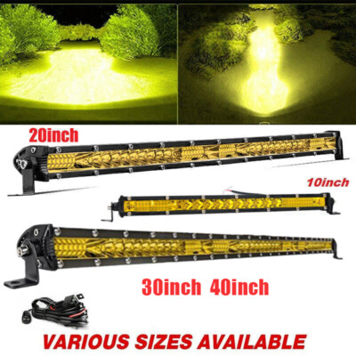 20 Inch Ultra Slim LED Light Bar – Single Row Spot/Flood Combo – 234W, IP67 – For Truck, SUV, ATV, 4WD