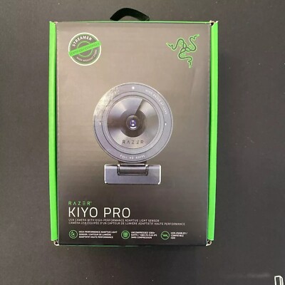 Razer Kiyo Pro Streaming Webcam Full HD 1080p 60FPS Adaptive Light Sensor HDR