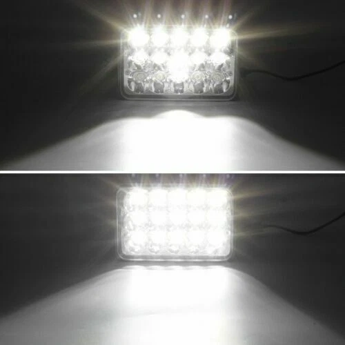 4pcs 4x6" LED Headlights Hi-Low Beam For Ford LTD Crown Victoria Mustang Granada Foto 4 de 4