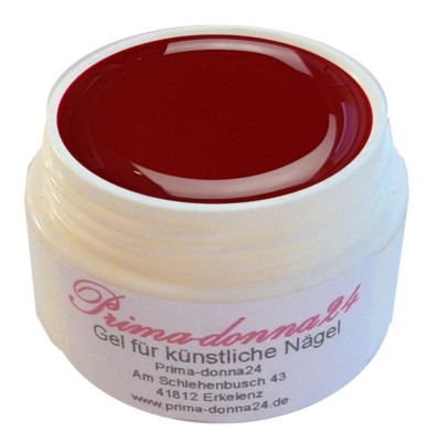UV Farbgel dunkel Rot  Made in Germany 5ml #A0