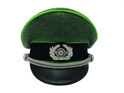 58 WH German Heer Offizier Schirmmütze Panzer WH Visor Hat Gr