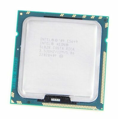   Xeon E5649 2.53 GHz SLBZ8 6 Cores 12 80 W Threads LGA1366 CPU Processor #F13