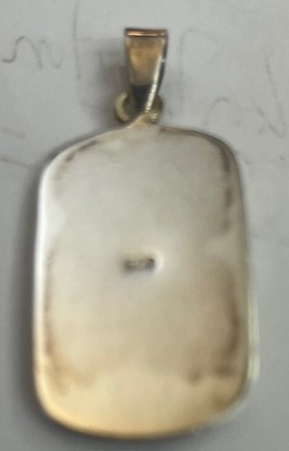 Pendant Genuine Silver 925 Sterling With Real Perlmutt-Platte From Jewelry Store - Picture 4 of 5