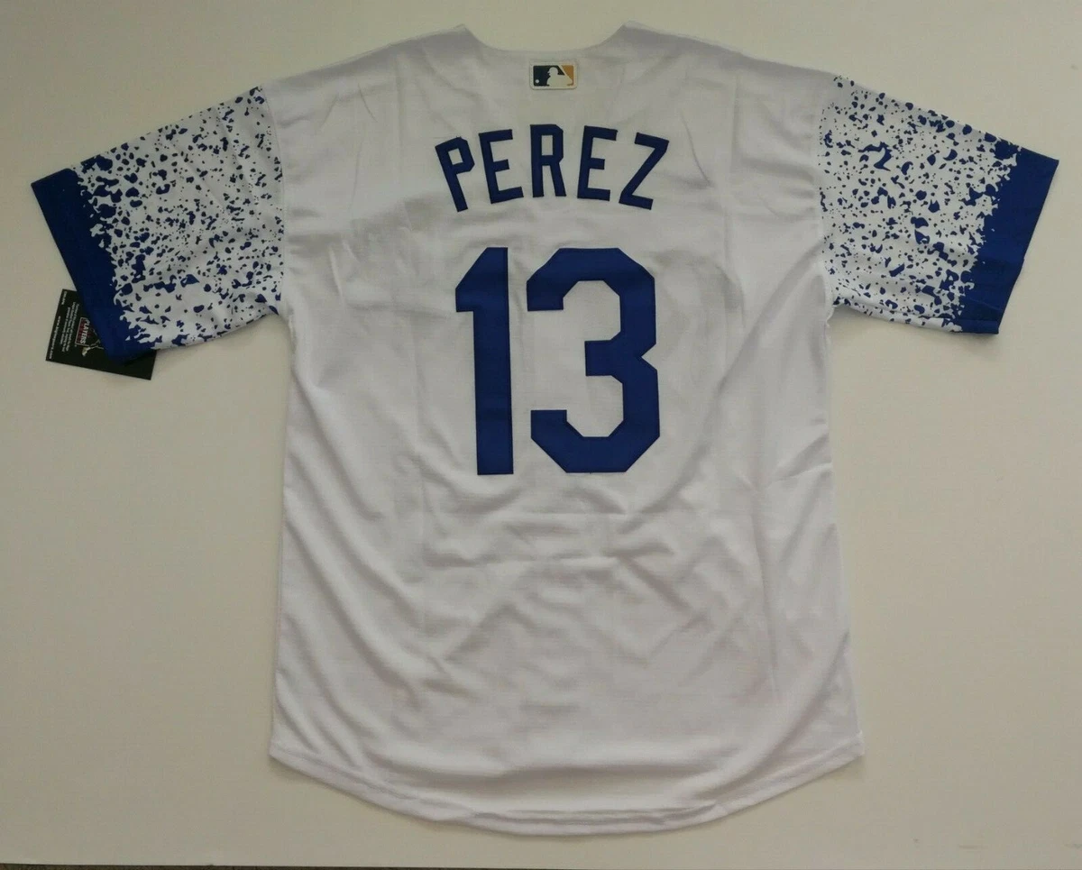 Salvador Perez #13 Kansas City Royals Baseball jersey Size L.