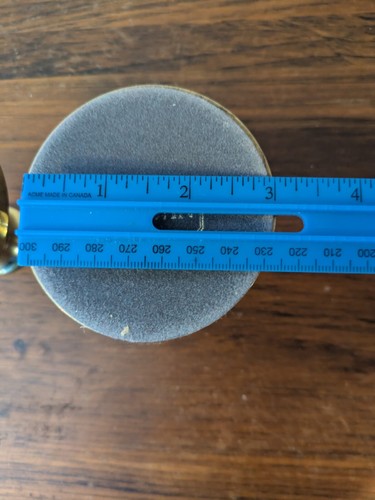 Set of 2 Baldwin Solid Brass 3" console Taper Candlestick Holder Vintage - Picture 5 of 6