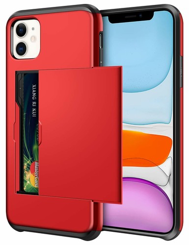 Für iPhone 16 15 14 13 12 11 SE Pro Max Kartenfach Halter Stoßfest Wallet Case - Bild 13 von 15