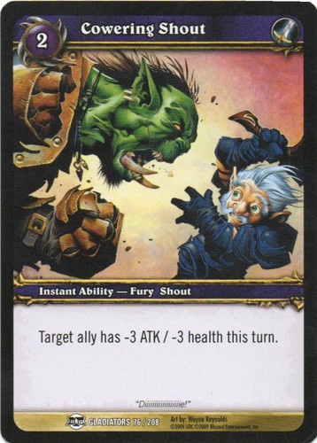 World Of Warcraft CCG BLOOD OF GLADIATORS 2009 Individual Trading Cards - Picture 54 of 148